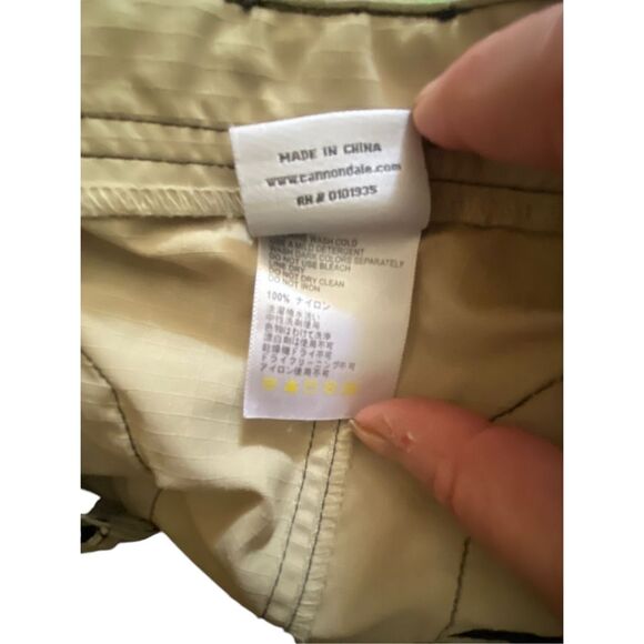 Cannondale Mens Beige Black Ripstop Cargo Mountain Biking Shorts Large - Picture 7 of 7